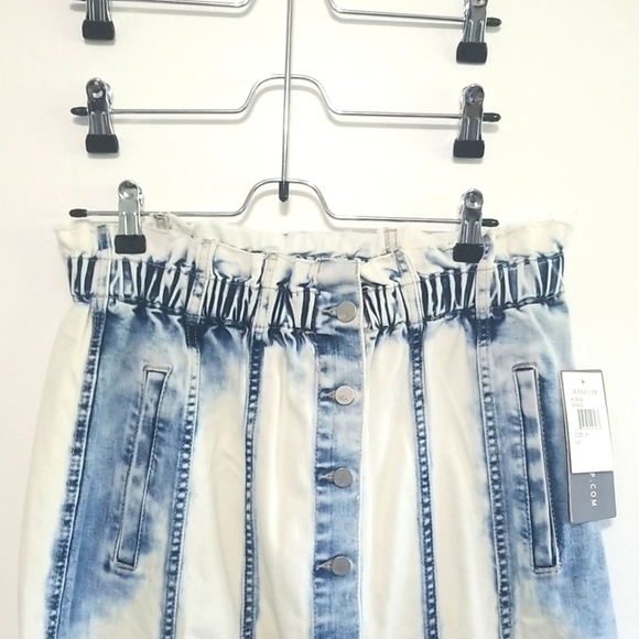 Wash Lab Sally Button Front Skirt​​​​​​ - Picture 5 of 6